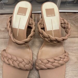Dolce Vita Women's Beige Braided Sandals